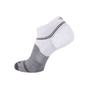 NWOT Wigwam Unisex Synchroknit Surpass Lightweight Low Cut Socks White/Grey Sz M